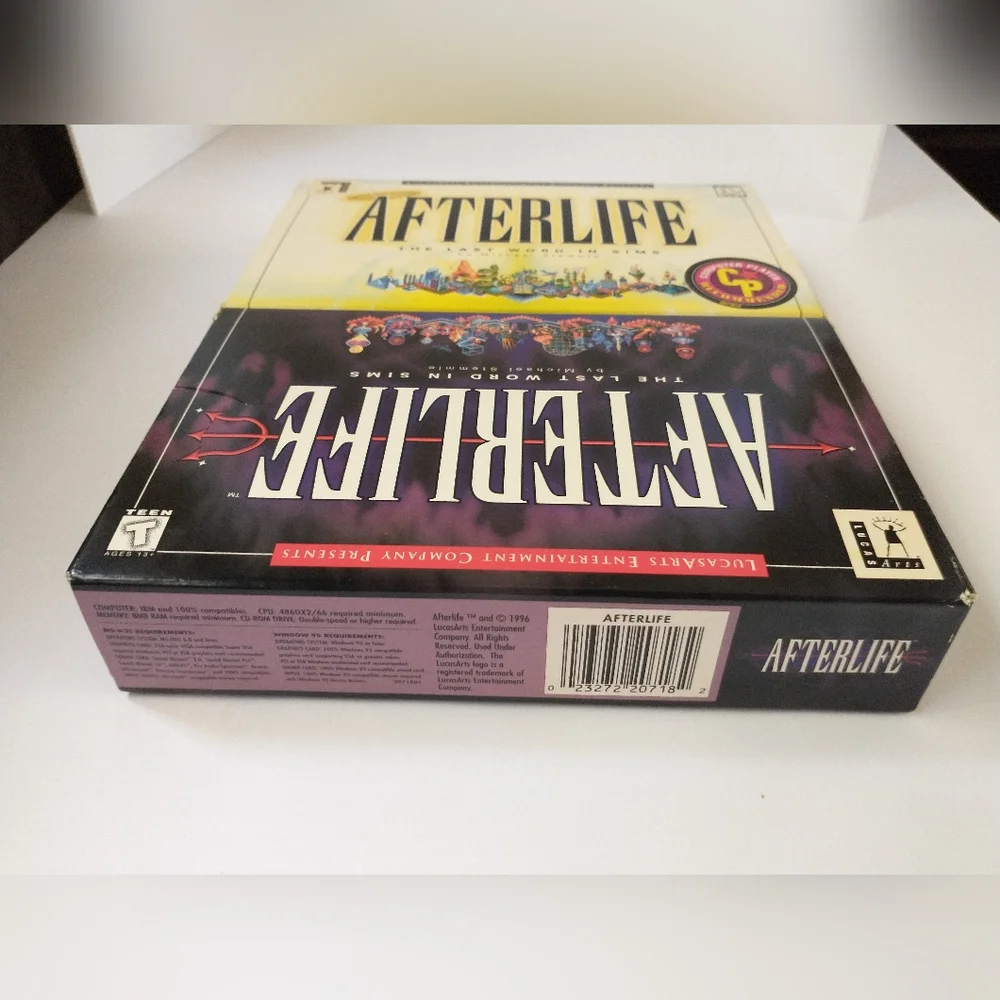 (Game Sealed!) Afterlife Big Box PC Game, CIB
